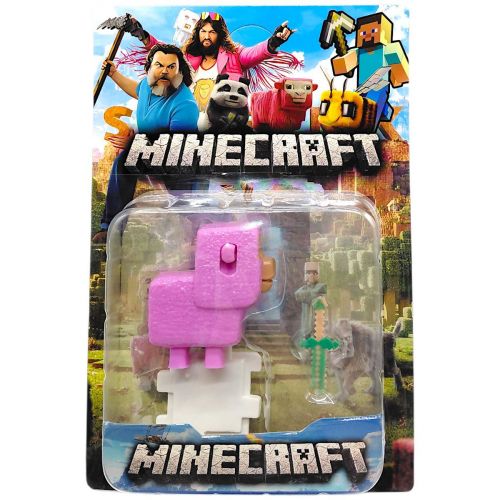Іграшка-герой "Майнкрафт/Minecraft Movie" (Рожева вівця) фото