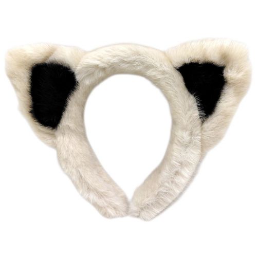 ОБРУЧ З ВУШКАМИ (БЕЖЕВИЙ)  мініатюра фото 1