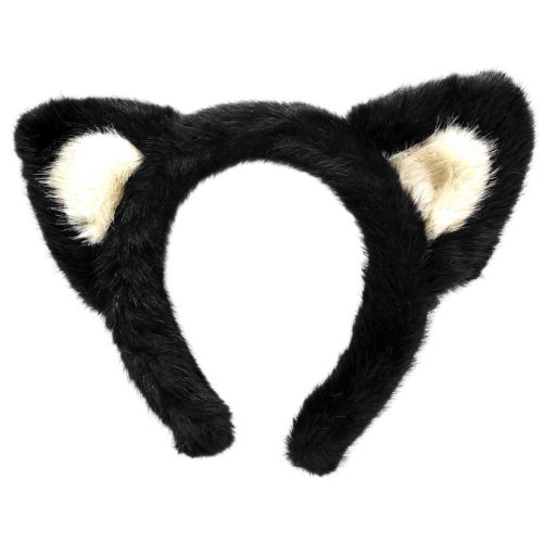 ОБРУЧ З ВУШКАМИ (ЧОРНИЙ)  мініатюра фото 1