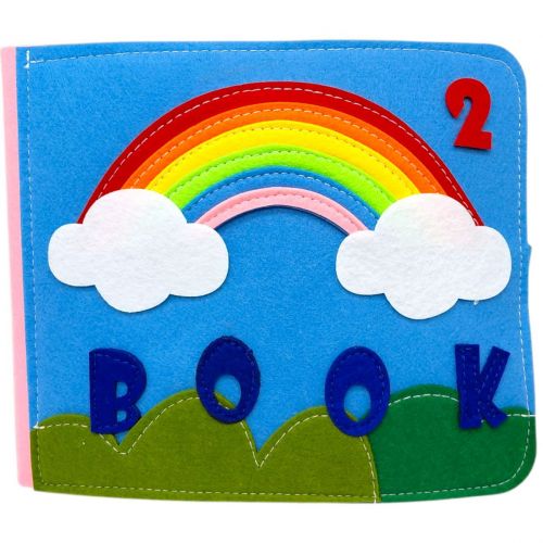 Мʼяка книжка-бізіборд (фетр, елементи на липучках, сюжетні ігри)  мініатюра фото 1