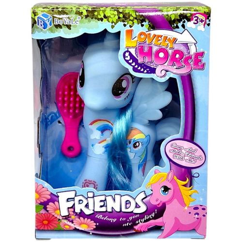 Ігрова фігурка Мила поні (БЛАКИТНА)  мініатюра фото 1