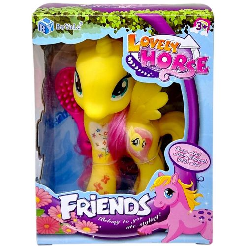 Ігрова фігурка "Мила поні" (ЖОВТА)  мініатюра фото 1
