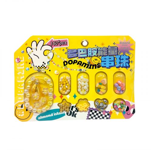 Набір для створення прикрас Стильний креатив (ЖОВТИЙ)  мініатюра фото 1