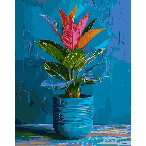 Картина по номерам "Тропический цветок" 40х50 см  мініатюра фото 1