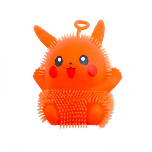 СЯЮЧИЙ СИЛІКОНОВИЙ АНІМЕ ПІКАЧУ (ПОМАРАНЧЕВИЙ)  мініатюра фото 1