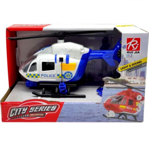 Уцінка.  Вертоліт інерційний, озвучений, зі світлом Немає гачка на лебідці  мініатюра фото 1