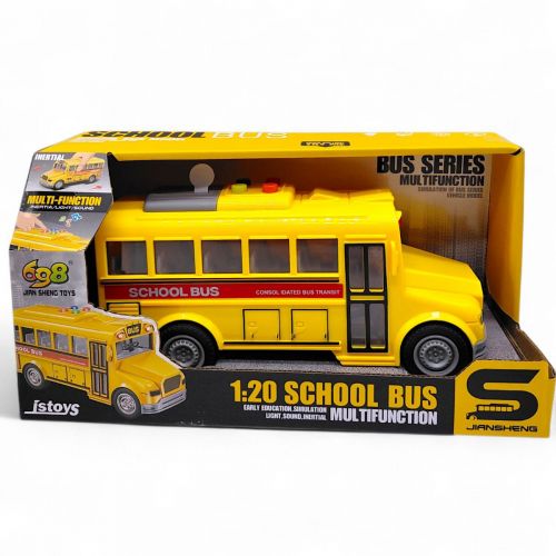 Автобус (инерционный озвученный) со светом, в коробке 24,5x13x10,5 см)  мініатюра фото 1