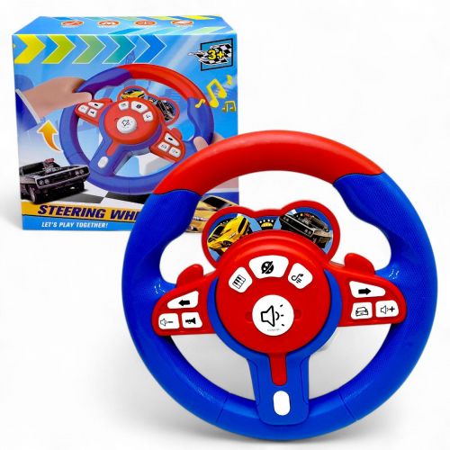 Кермо музичне на батарейках (в коробці 22x9x22 см)  мініатюра фото 1