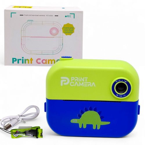 Уцінка.  ФОТОАПАРАТ-ПРИНТЕР (БЛАКИТНИЙ) Не вмикається  мініатюра фото 1