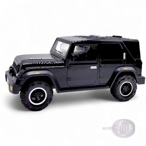 МАШИНА ІНЕРЦІЙНА, З ПАРОМ "JEEP WRANGLER SAHARA" (ЧОРНИЙ)  мініатюра фото 1