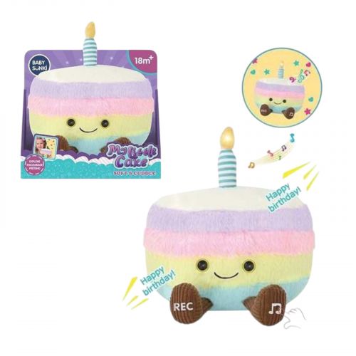 Музыкальная игрушка запись и воспроизведение голоса, подсветка, песня Happy Birthday to You на английском языке, в коробке  мініатюра фото 1