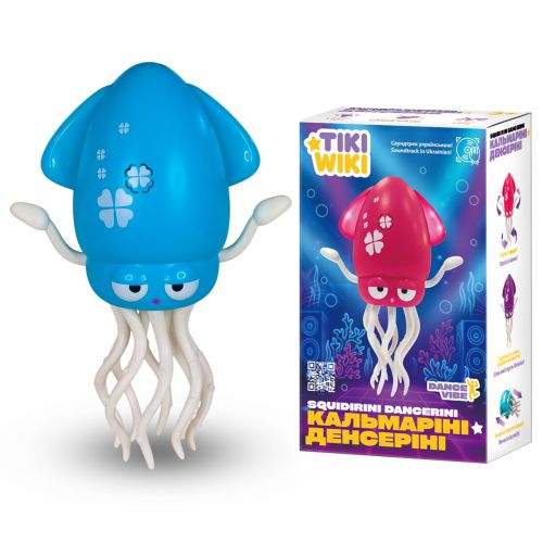 Інтерактивна іграшка TIKI WIKI – КАЛЬМАРІНІ ДЕНСЕРІНІ (світло, українською, бірюзовий)  мініатюра фото 1