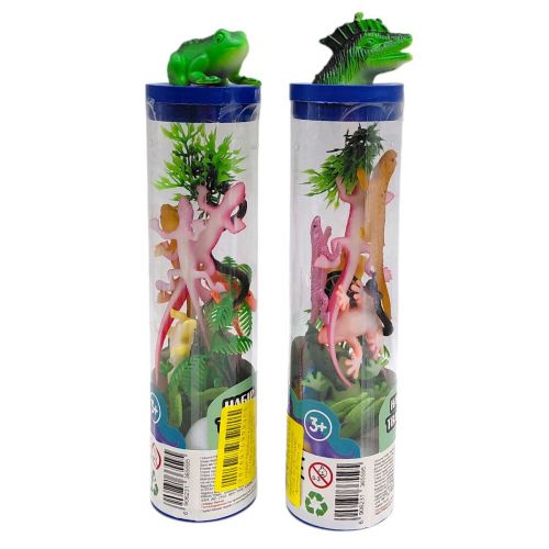 НАБОР ЖИВОТНЫХ В КОЛБЕ (РЕПТИЛИИ)  мініатюра фото 1