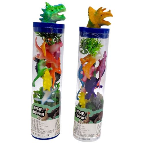 НАБОР ЖИВОТНЫХ В КОЛБЕ (ДИНОЗАВРЫ)  мініатюра фото 1