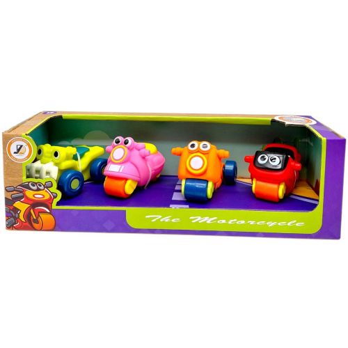 НАБІР МОТОЦИКЛІВ В КОРОБЦІ 4 ШТУКИ (ВИД 3)  мініатюра фото 1