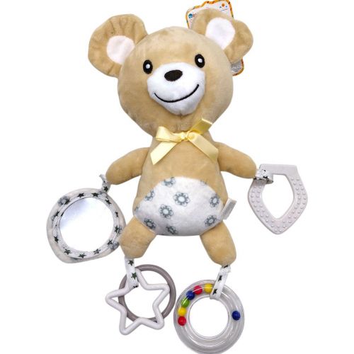 БРЯЗКАЛЬЦЕ М'ЯКЕ (БЕЖЕВИЙ ВЕДМЕДИК)  мініатюра фото 1