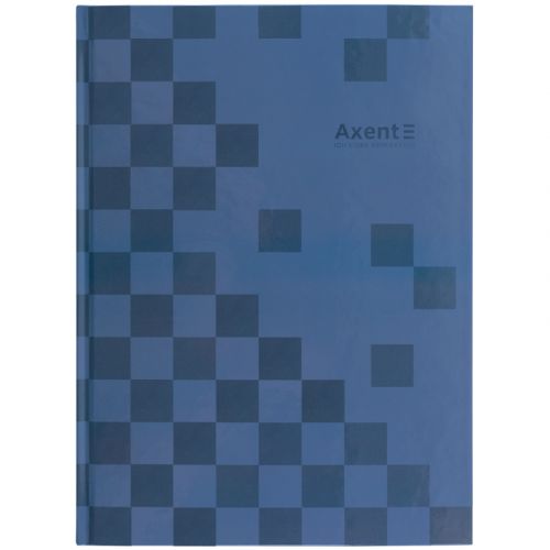 Книга записна А4-, 203*273 мм,96арк. , кліт. , Mosaic, синя  мініатюра фото 1