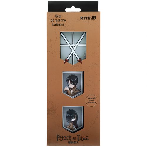 Набір бейджів на липучці, 3 шт. , 3012 AT  мініатюра фото 1