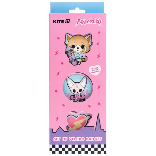 Набір бейджів на липучці, 3 шт. , 3012 AR  мініатюра фото 1