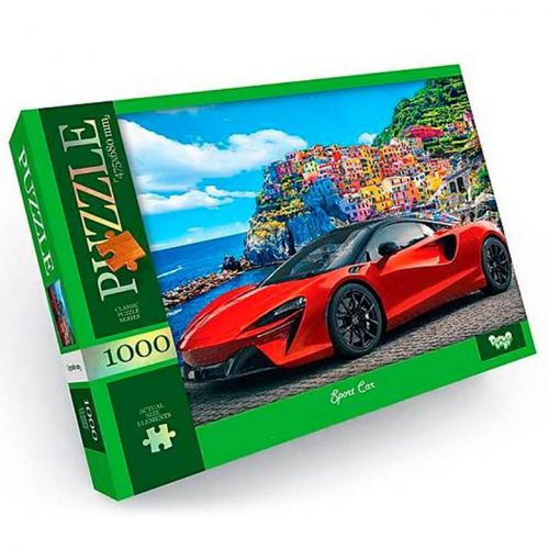 Уцінка. Пазли "Спортивна машина", 1000 елем. Пошкоджена упаковка фото