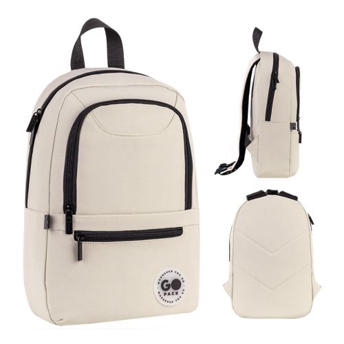Рюкзак GoPack Education Teens 119S Бежевый  мініатюра фото 1