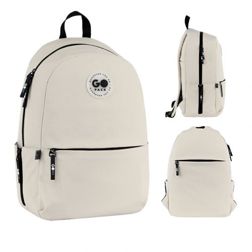 Рюкзак GoPack Education Teens 188M-1 бежевий  мініатюра фото 1