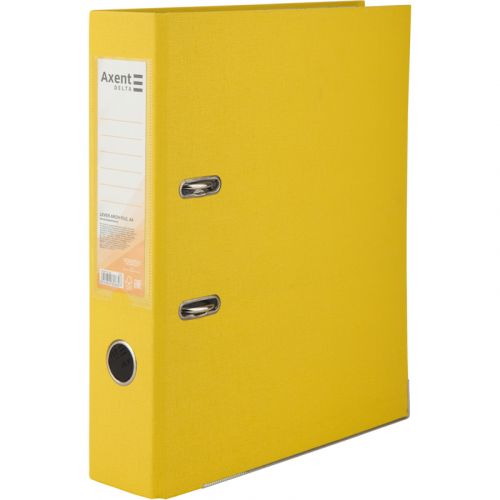 Регистратор одностор.  PP 7,5 cм, собр, желт  мініатюра фото 1