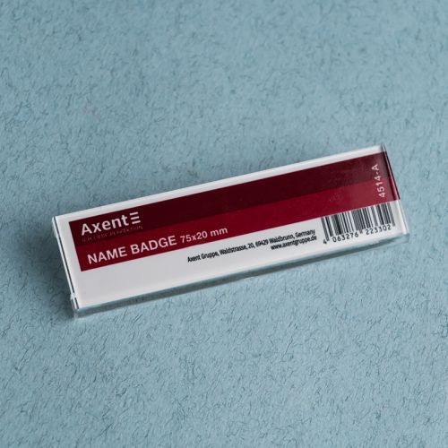 Бейдж акриловий на шпильці 4514 (75х20мм)  мініатюра фото 1