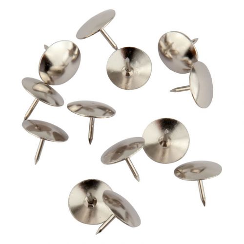 Кнопки нікельовані, 100 шт.  мініатюра фото 1