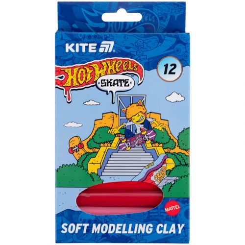 Пластилін восковий, 12 кольорів, 200 г.  HW-2  мініатюра фото 1