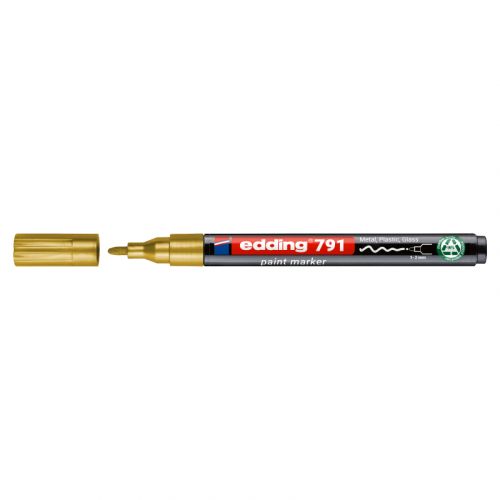 Маркер Paint e-791 1-2 мм круглий золотий  мініатюра фото 1