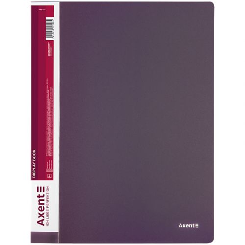 Дисплей-книга 60 файлів, сливова  мініатюра фото 1