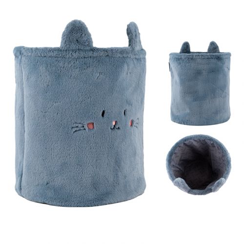 Кошик для зберігання 3100 Cute Cat 30х35 см, плюшевий  мініатюра фото 1