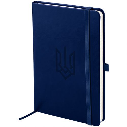 Книга записна Partner Lux, 125*195, 96арк, кл, син, Герб  мініатюра фото 1