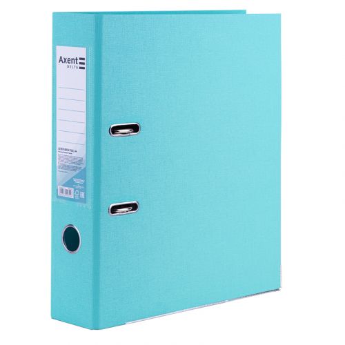 Регистратор двустор.  PP 7,5 cм, разобр, Pastelini, бирюз  мініатюра фото 1