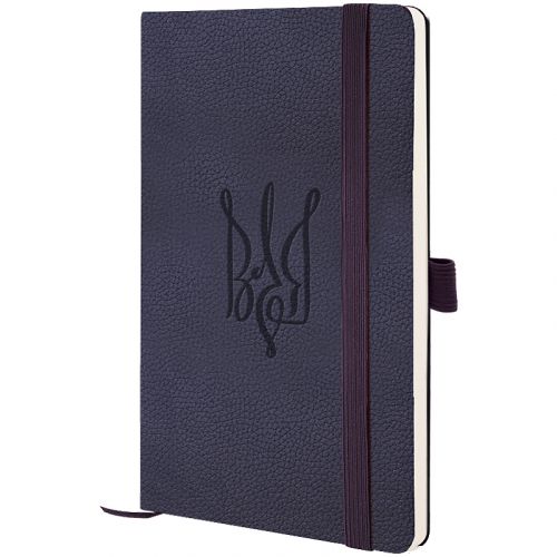 Книга записна Partner Soft Skin,125*195,96арк, кліт, син  Воля  мініатюра фото 1