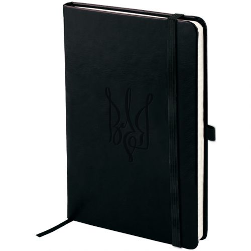 Книга записна Partner Lux, 125*195, 96арк, кл, чор, Воля  мініатюра фото 1