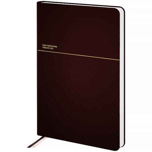 Щоденник 2026 Partner Traces, 145*210, коричневий  мініатюра фото 1