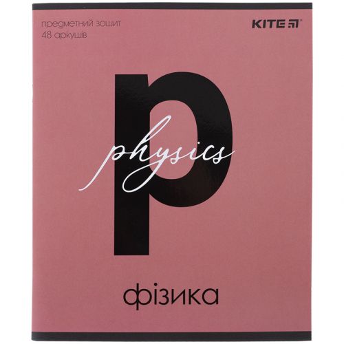 Зошит предметн.  48 арк. , кл. , софт т. УФ лак, Letters фізика  мініатюра фото 1