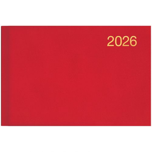 Щотижневик 2026 кишеньк.  Miradur з/т червоний  мініатюра фото 1