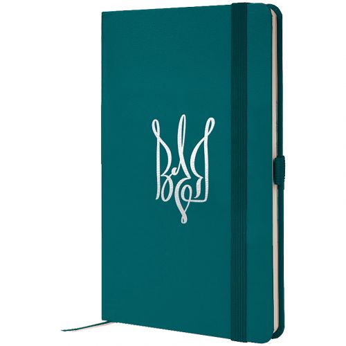 Книга записна Partner, 125*195, 96арк, кліт, малахіт, Воля  мініатюра фото 1