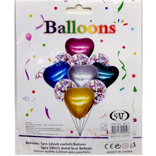 Кульки перламутрові фігурні (10 шт)  мініатюра фото 1