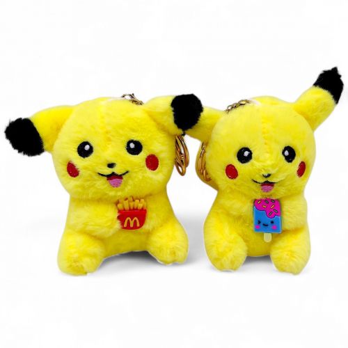 Мʼяка іграшка-брелок "Покемон з морозивом" 13 см (мікс)  мініатюра фото 1