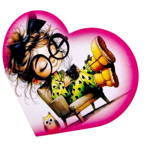 Листівка вітальна "Валентинка" 13,1х7,1 см (10 штук)  мініатюра фото 1