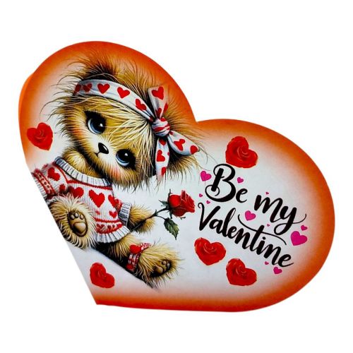 Листівка вітальна "Валентинка" 15,1х8,2 см  мініатюра фото 1