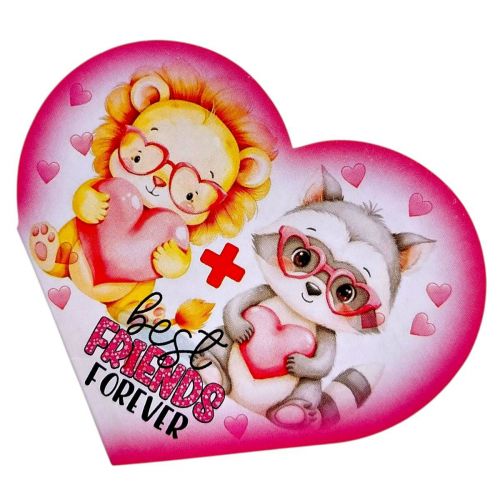 Открытка поздравительная "Валентинка" 15,1х8,2 см  мініатюра фото 1