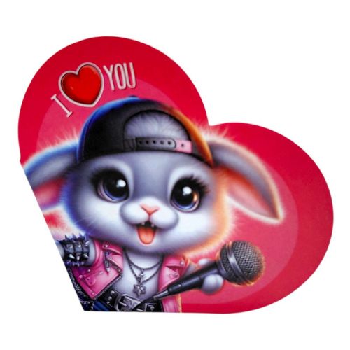 Листівка вітальна "Валентинка" 15,1х8,2 см  мініатюра фото 1