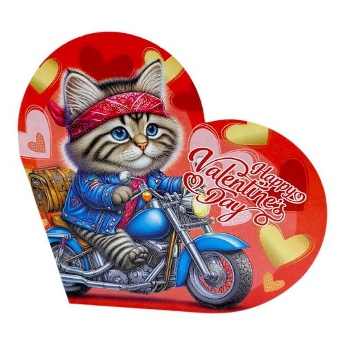 Листівка вітальна "Валентинка" 15,1х8,2 см  мініатюра фото 1