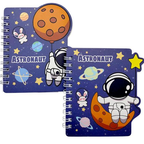 Блокнот на пружині "Космос" 12x12 см, 60 арк (мікс видів)  мініатюра фото 1