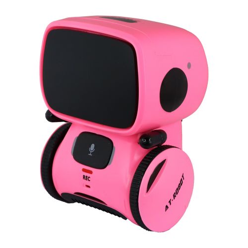 Інтерактивний робот з голосовим керуванням - AT-ROBOT (рожевий) укр  мініатюра фото 1